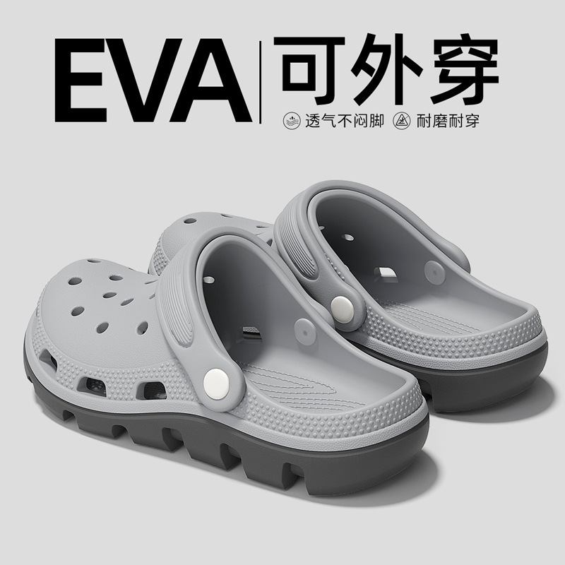 医療手術室スリッパメンズ夏アウターホールシューズ2025新しいEVA厚底増加ドライビングサンダル|undefined