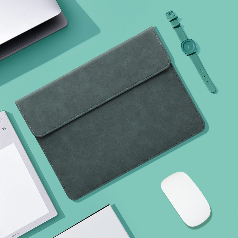 MacBookパソコンの中の大胆な包みはアップルのファーウェイを適用してノートの保護カバーの横のタイプの皮革のコンピュータの包みを連想します。|undefined