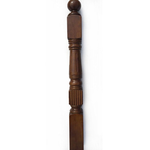 Loft Indoor Children's Solid Wood Stair Guardrail Villa Handrail Stair Railing Accessories Wooden Stair Column