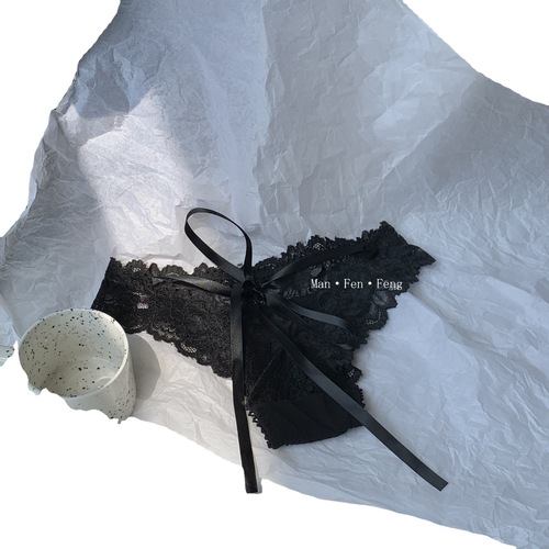 Falling into the skirt 2.0~French sexy lace lace panties for women, low-waist summer thin pure lust breathable briefs