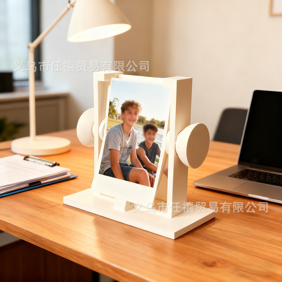 跨境爆款旋转照片展示架适用于 Zink 2x3 相纸桌面摆件独特相册
