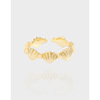Brand design universal one size ring, Korean style, light luxury style, trend of season, 925 sample silver