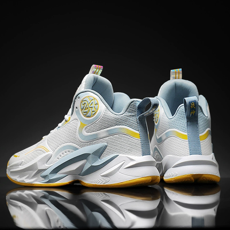 Летние молодежные баскетбольные кроссовки с высоким берцем, нескользящие, дышащие, износостойкие, практичные, мужские и женские, детские спортивные туфли