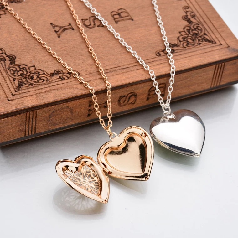 Women'S Gender Simple Style Heart Shape Alloy Plating Women's Pendant Necklace