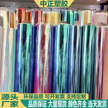 现货供应TPU/PVC镭射幻彩有色幻彩薄膜 箱包鞋材手提袋笔袋等面料