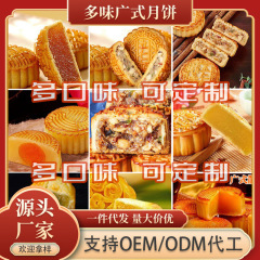 現物広式果物五仁蓮蓉卵黄月餅中秋伝統多味月餅ばら売り