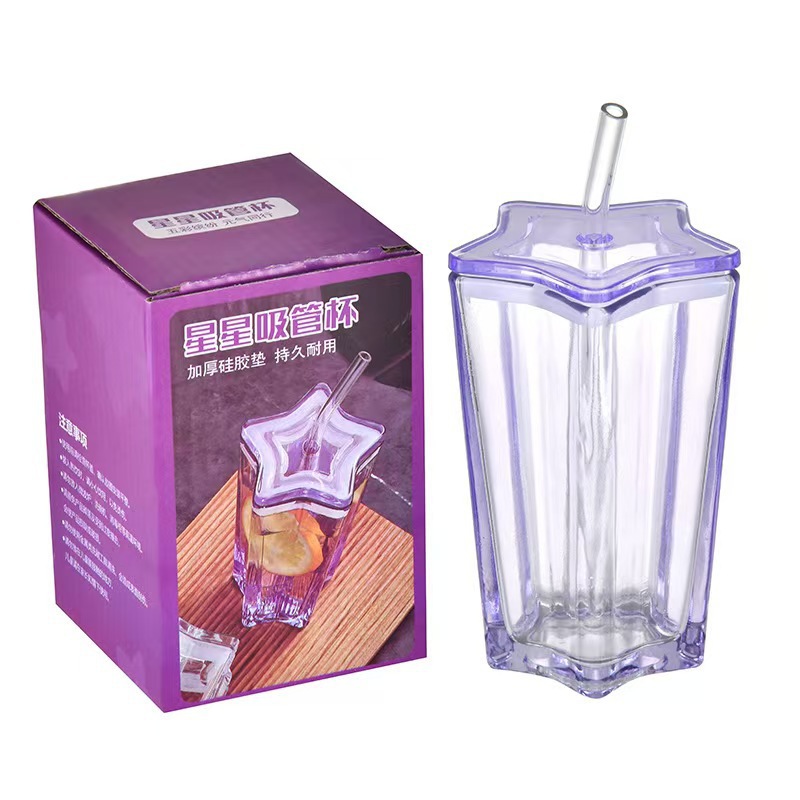 Caja de color morado degradado