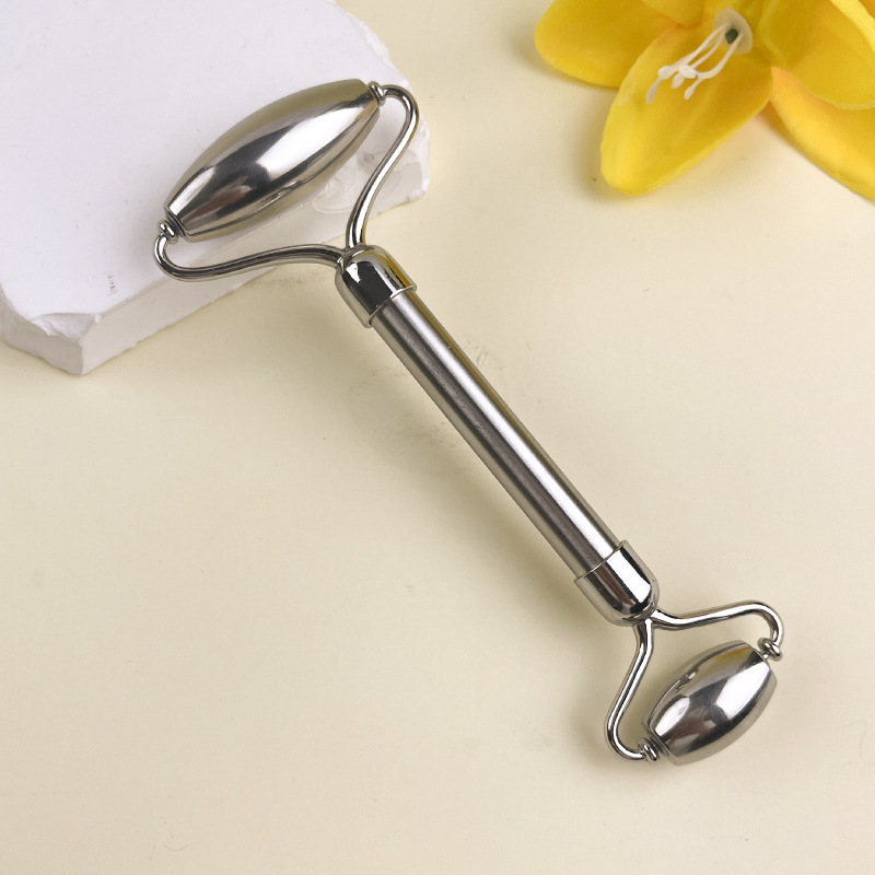 El masajeador de rodillos de acero inoxidable de venta caliente puede imprimir el fabricante de barras de belleza de rodillos de acero inoxidable LOGO304