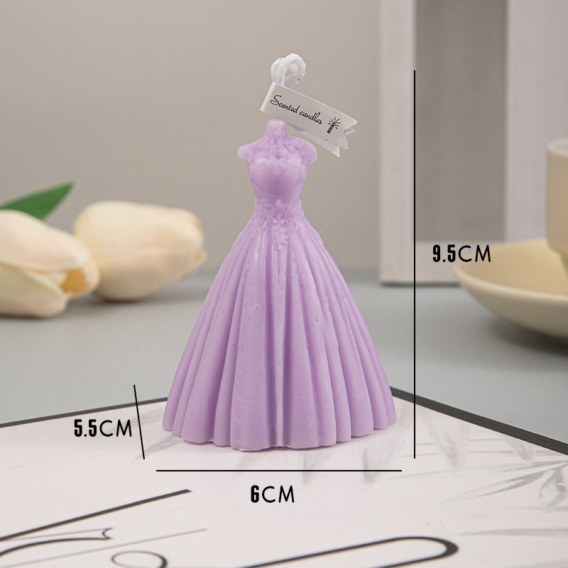 Aromatherapie-Geschenkset, kreatives Heimdekor-Set, Fotoshooting, grenzüberschreitendes Kleid, Kerze, Hochzeitszeremonie_voghion.com
