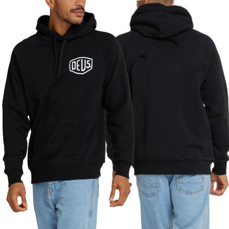 DEUS EX MACHINA Solid Hoodie Fashion Long Sleeve Sweatshirt