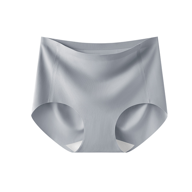 Ropa interior sin costuras de cintura alta, ropa interior de entrepierna antibacteriana de algodón para mujer, yoga y fitness