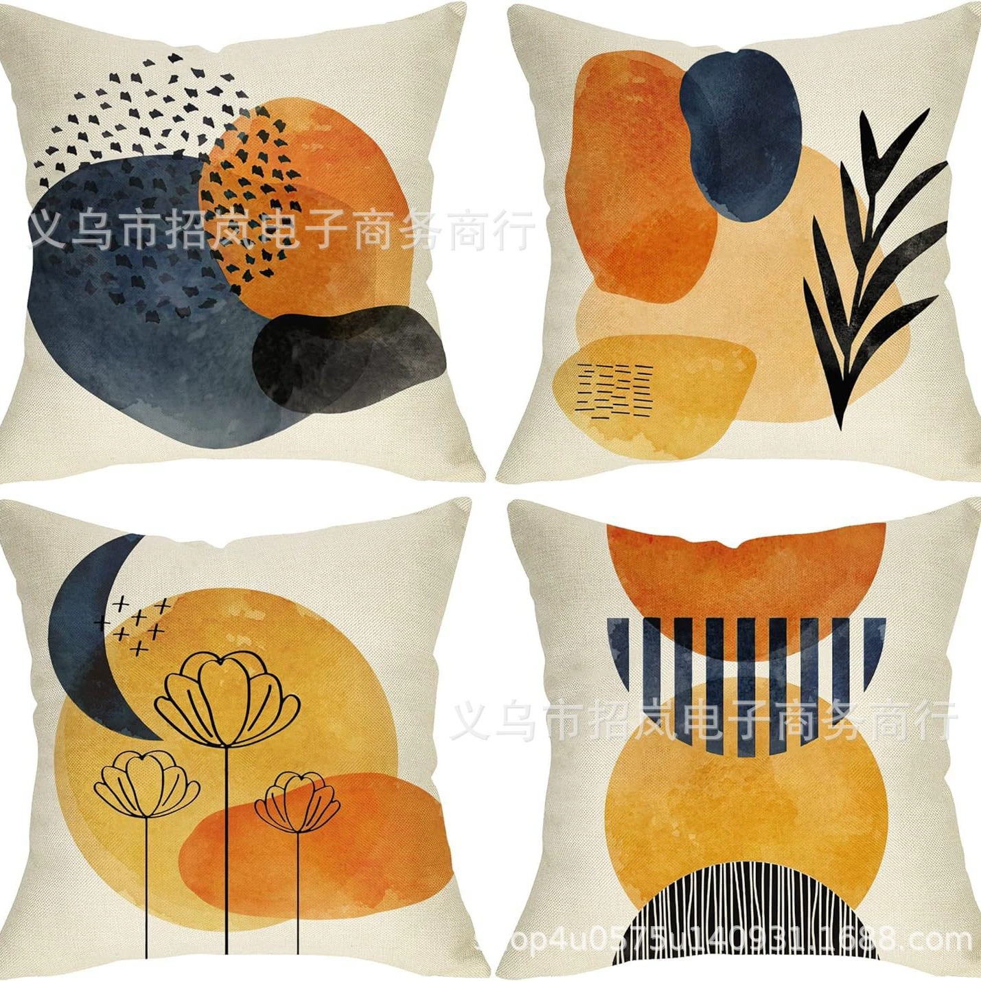Modern and minimalistic pillow, pillowcase for bedroom, sofa, Amazon