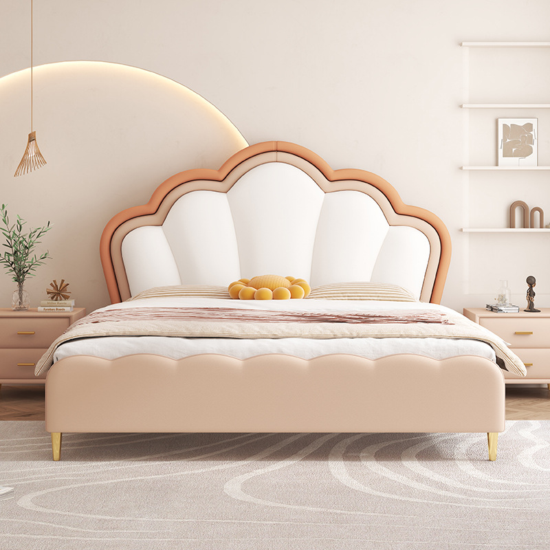 Children's single bed cloud modern minimalist bed storage small apartment 1.2 meter boy bed youth small princess bed