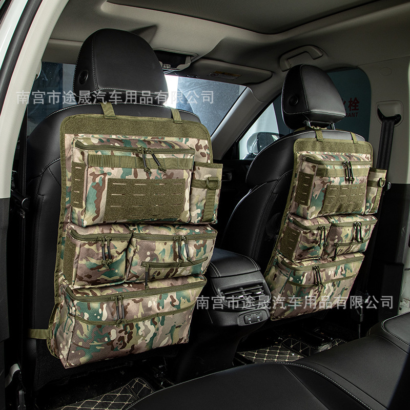 Car Trunk Storage Bag, Off-Road Vehicle Seat Back Storage Rack, Car Accessories, Multi-Functional Hanging Storage Bag