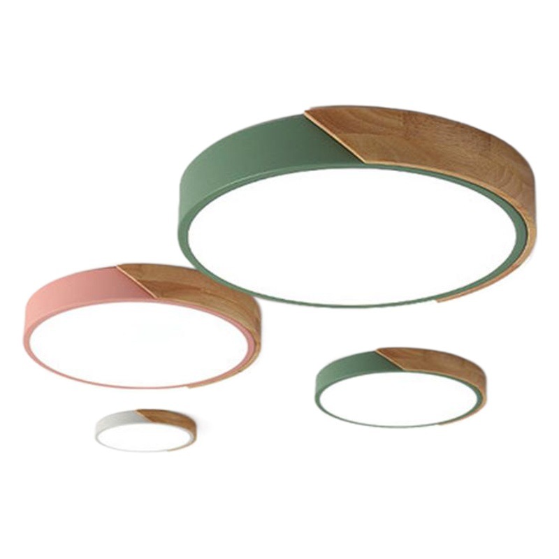 Lámpara de dormitorio nórdico moderna lámpara de techo minimalista creativa sala de niños sala de estudio sala de estar estudio LED Luz