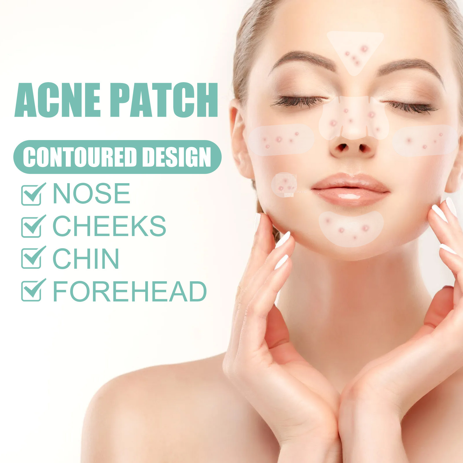 EELHOE Removing facial mask Mild and Non irritating Lighten Marks Healing Acne Repair Patch_voghion.com