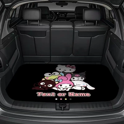 and shipped cute Hello Kitty, Avtomobil döşəmə paspasları - sanrio-trunk-15-75100cmcrystal-velvet