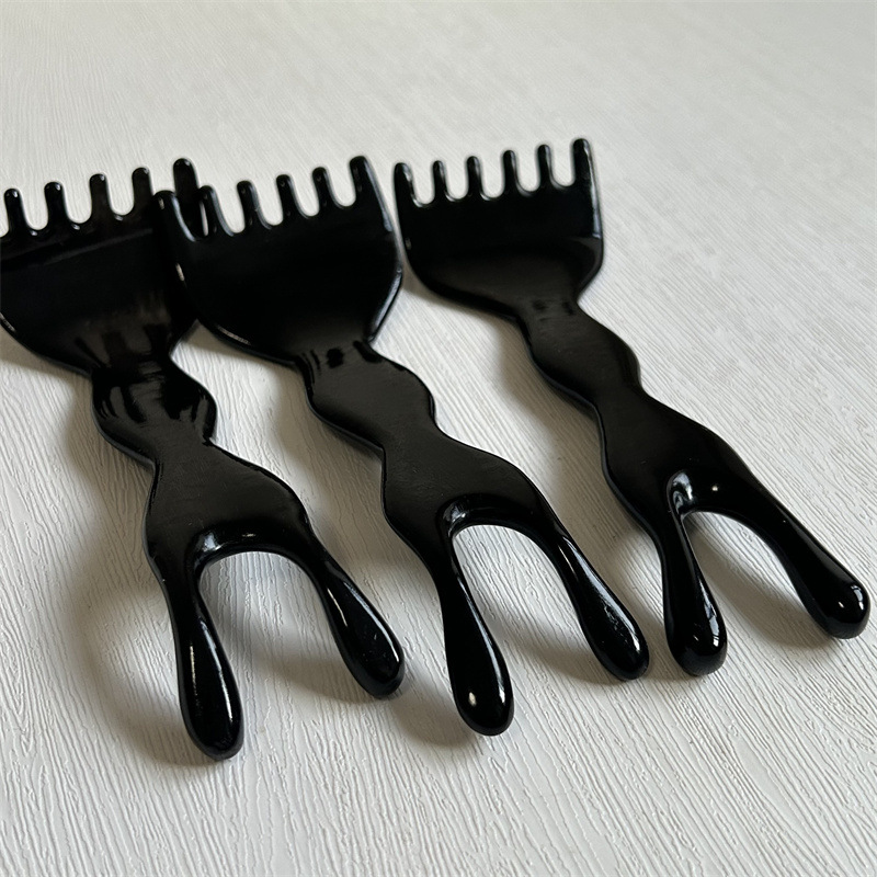 Horn Meridian Massage Comb Five Claw Rake Guasha Board Facial Beauty Tool 10-15CM quality and texture