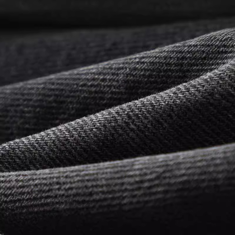 Men's Clothing retro multi-strand split jeans men's ins Fashion brand casual loose wide-leg trousers_voghion.com