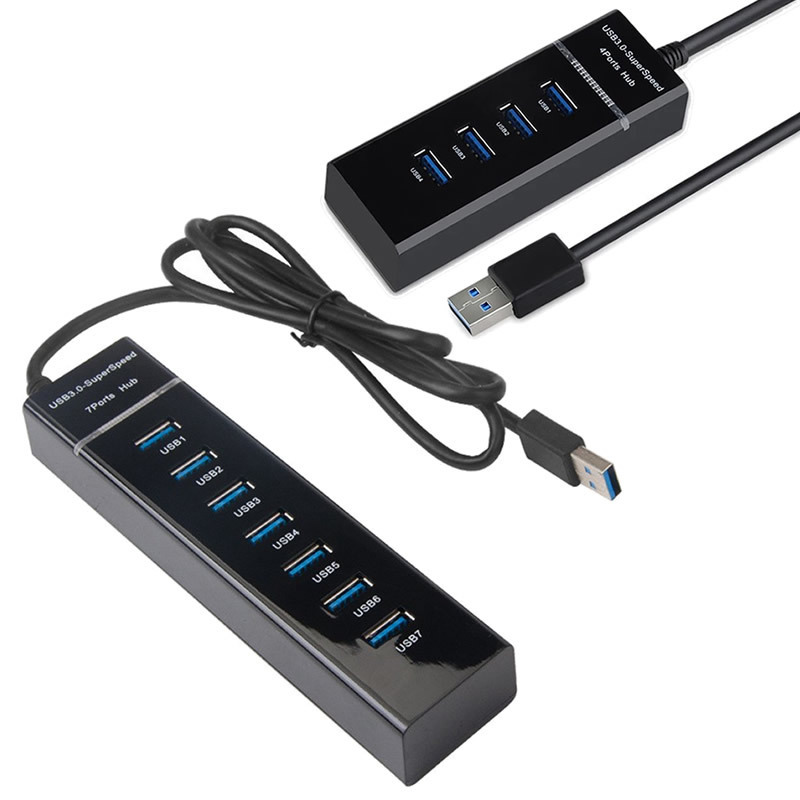 Usb3.0Hub One-To-Four High-Speed Hub USB Extender Computer USB Splitter Expansion 4 Ports 7 Ports