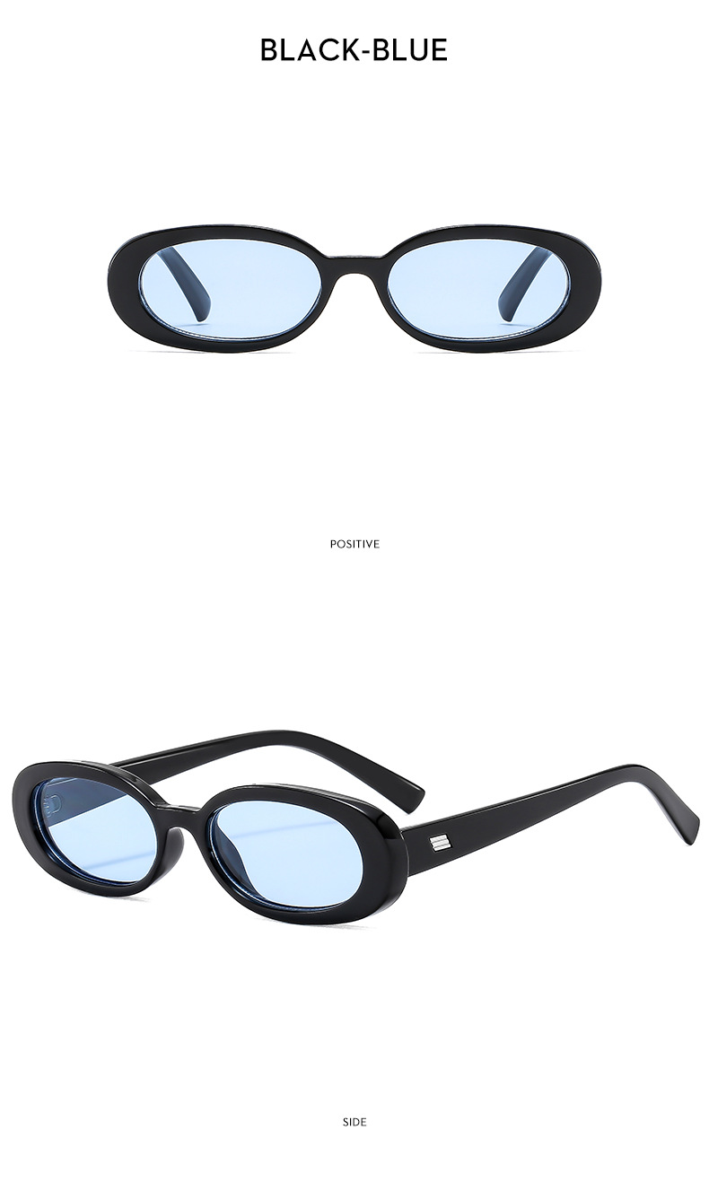 Vacation Classic Style Streetwear Geometric PC UV400 Protection Oval Frame Full Frame Women's Sunglasses display picture 15