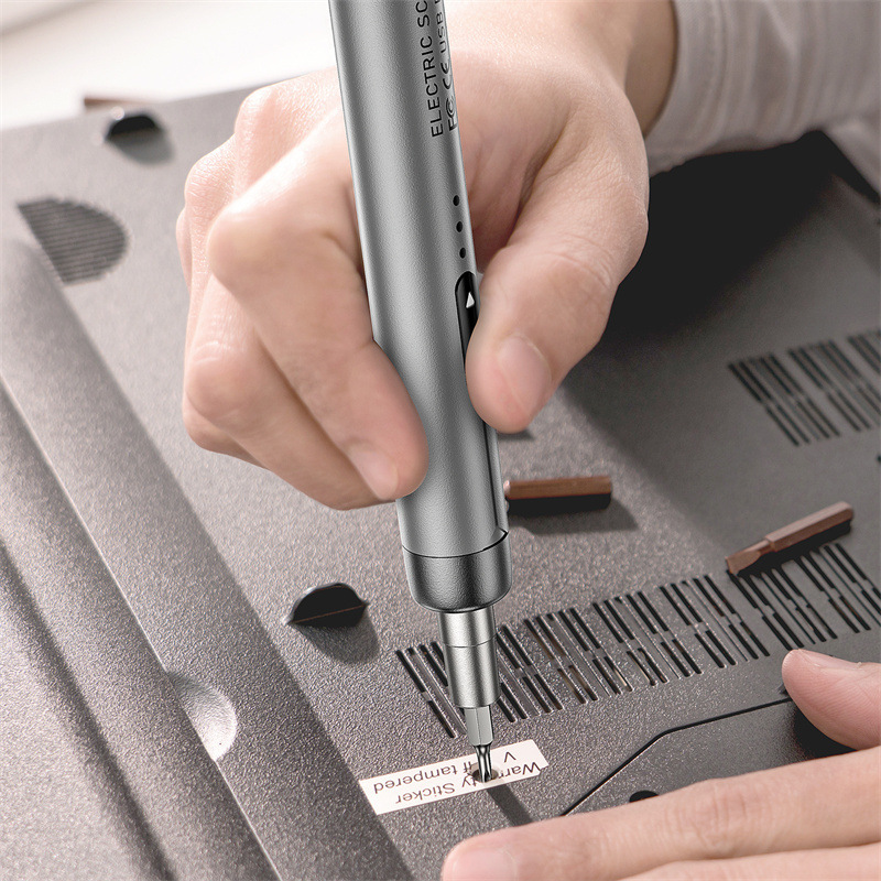 destornillador eléctrico transfronterizo pequeña computadora portátil recargable de precisión doméstica multifuncional herramienta de mantenimiento eléctrico de litio