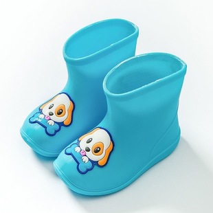 Children's Cartoon Rain Boots, Lightweight Baby Rain Boots, Girls, Boys, Big Kidsren, Kidsren's Non-Slip Water Shoes, Students' Warm Rubber Shoes