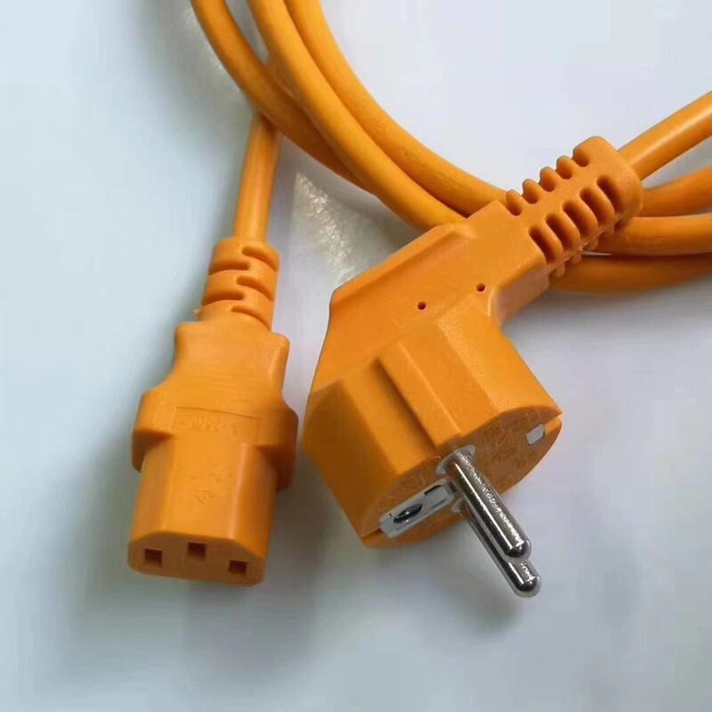Eu Two-Pin Plug, Anti-Plugging and Wear-Resistant, Suitable for Small Household Appliances/Instruments, Eu Certified
