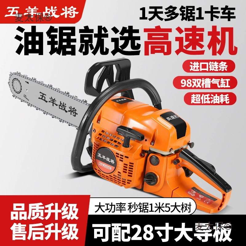 Немецкая импортная технология Wuyang Warrior, бензопила, садовая лесозаготовительная пила, бензопила для резки деревьев, импортная направляющая пластина, цепь Metabo