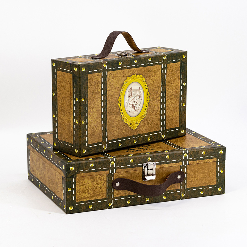 Manufacturer Customized Retro Fashion Nostalgic European Harry Potter Suitcase Gift Box Storage Box Old Packaging Box Manufacturer Customized Retro Fashion Nostalgic European Harry Potter Suitcase Gift Box Storage Box Old Packaging Box