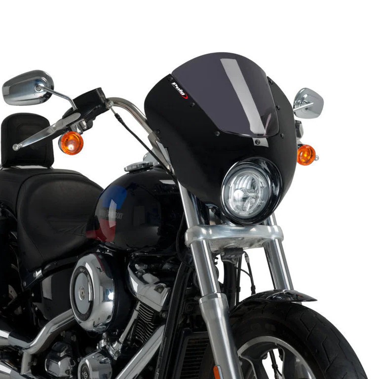 Suitable for Harley 883 1200 soft tail Luwei Dana Street Fighter XG750 modified hood windshield deflector