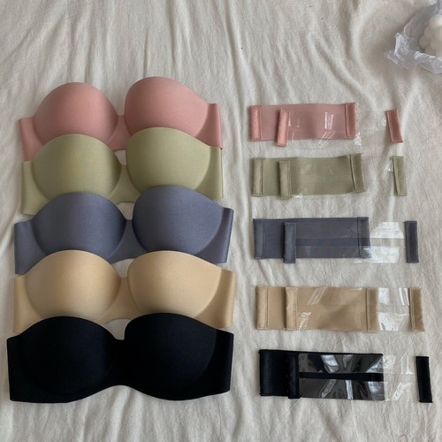 Seamless underwear for women with small breasts that gather together to show big cloud-like breasts. Summer no-wire anti-sagging girly style bra with no empty cup