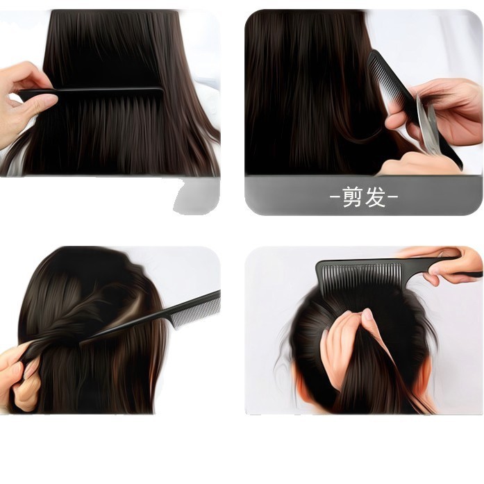メーカー直供目盛り櫛理髪店専用櫛ヘアスタイリストカット櫛女性の尖った尾が男性の縁を選ぶ|undefined
