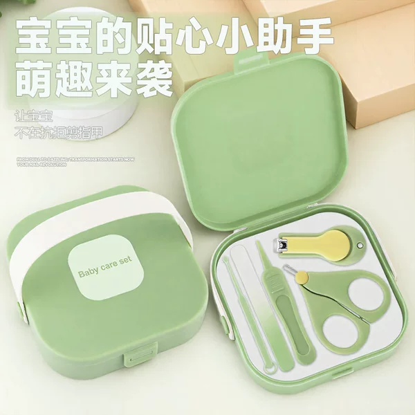 Children's Scissors, Kidsren's Long Baby Nail Clippers, Newborn Care Tools, Baby Nail Scissors Set