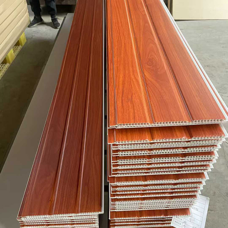 Blanco puro material de placa de fijación de techo de PVC autoensamblado placa de plástico de aislamiento térmico techo rural decoración de baño de cocina