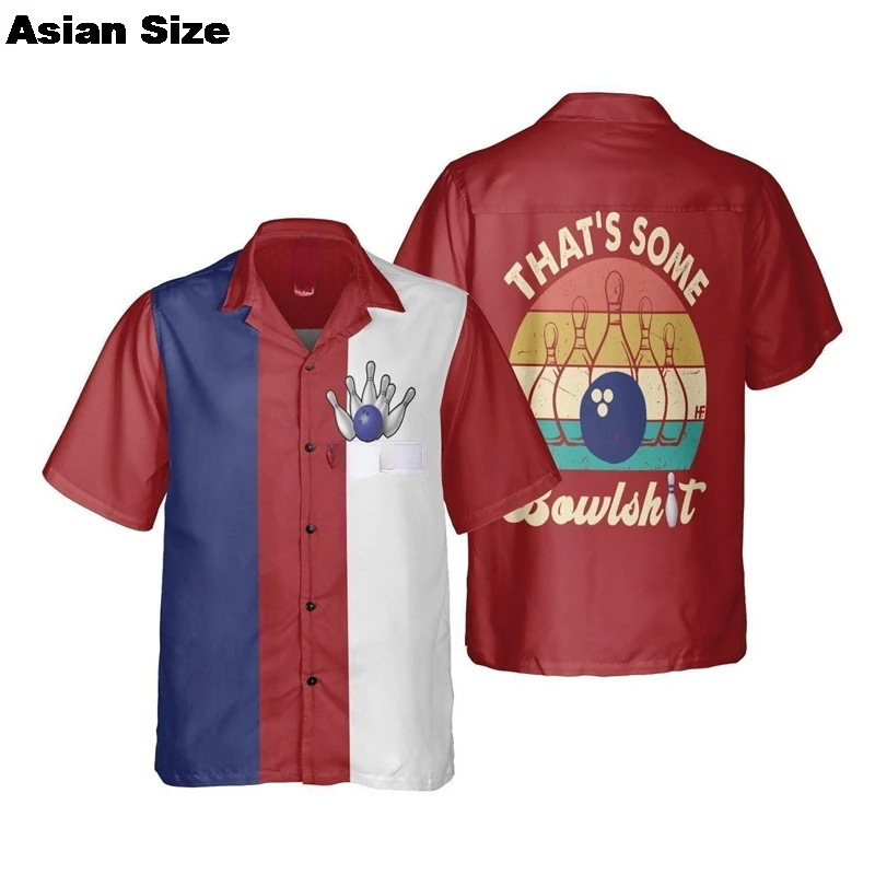 Cross-Border Independent Website Bowling Short-Sleeve Shirt Men's Loose Casual Short-Sleeve Top Foreign Trade Factory Wholesale Cross-Border Independent Website Bowling Short-Sleeve Shirt Men's Loose Casual Short-Sleeve Top Foreign Trade Factory Wholesale