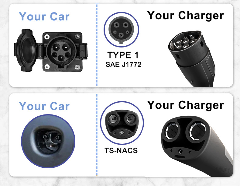 Charging Pile Type2 European Standard 3.68Kw Tesla Wenjie New Energy Vehicle Portable Fast Charger