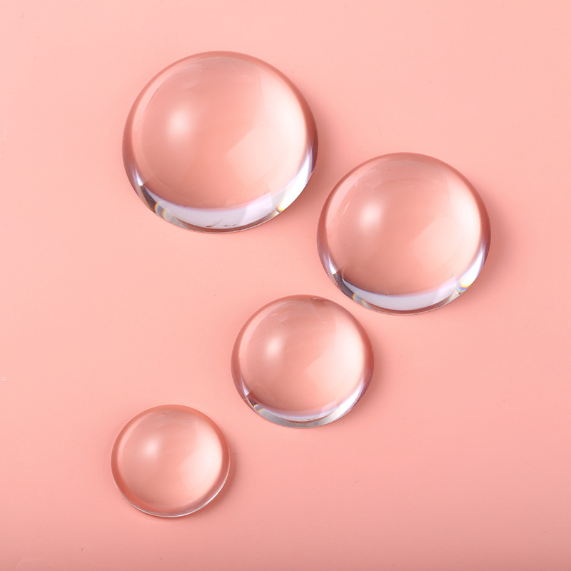 Spherical glass fridge magnet