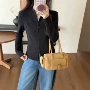 秋冬立领修身新款夹克