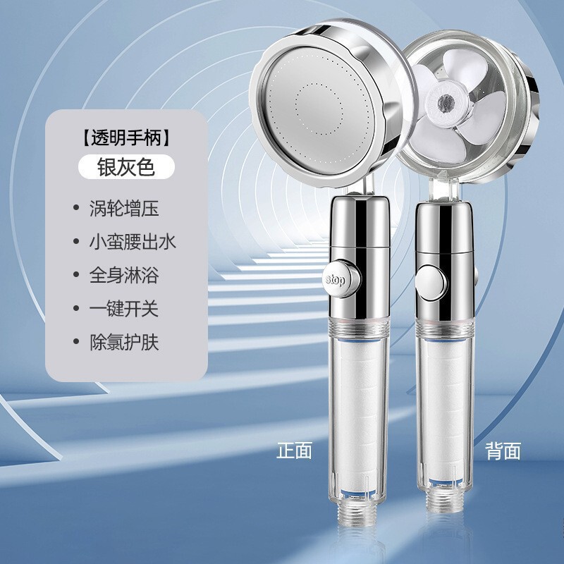 White Turbocharged Shower Head Rain Shower Pressurized Large Water Outlet Filtered Shower Head for Home Use White Turbocharged Shower Head Rain Shower Pressurized Large Water Outlet Filtered Shower Head for Home Use