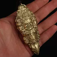 Подвеска-амулет Vajra Pestle для игр и предложений, изысканный подарок из чистой меди для старших и мужчин, ручка ритуального инструмента.