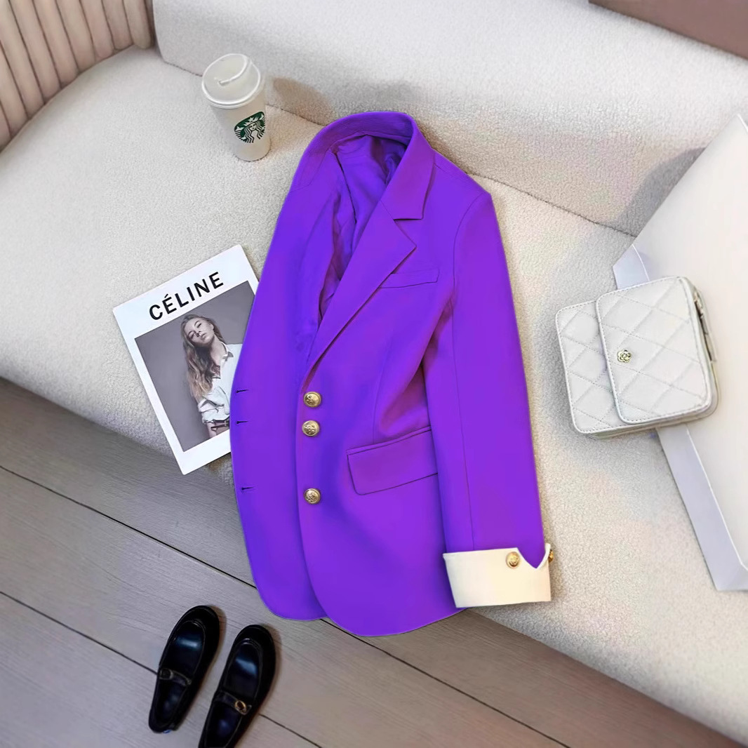 Spring and Autumn Suit Jacket Women's 2024 Spring New Korean Style Design Sense Niche Fashion Elegant Commuter Small Suit Women