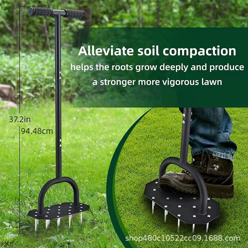 Аэратор для газона, аэратор для газона, инструмент для аэрации почвы, рыхлитель почвы, аэратор для газона.