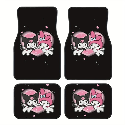 Avtomobil döşəmə paspasları – Cartoon Foot Mats - fh619-9-3344cm4468cm-two-pieces-each