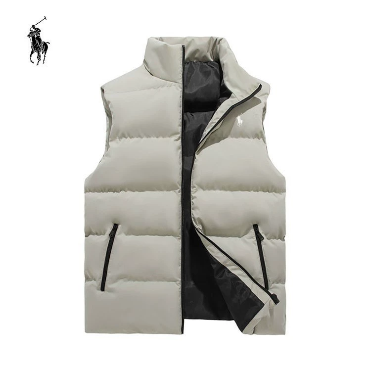 Demi-season keep warm windproof vest for leisure, down jacket