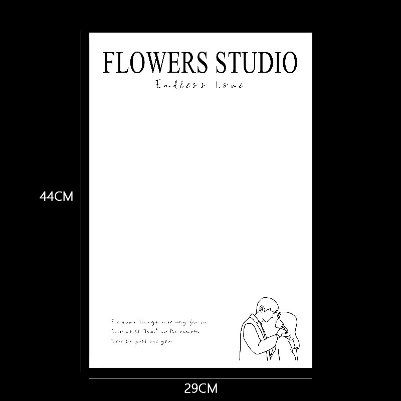 E; 29*44cm [20 장/가방]