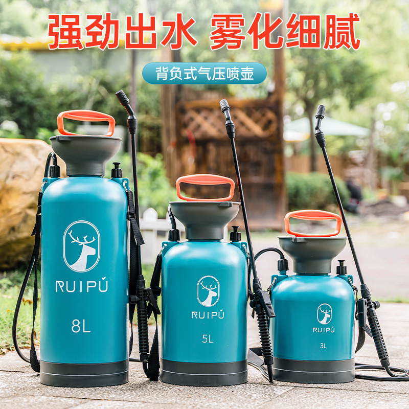Riego grande regadera neumática riego desinfección hogar especial regadera al por mayor rociador de alta presión botella de spray