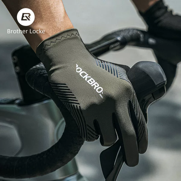 Locke Brothers Riding Gloves Full Finger Road Cycling Gloves Long Finger Touch Screen Thin Breathable Men's and Women's Spring and Summer