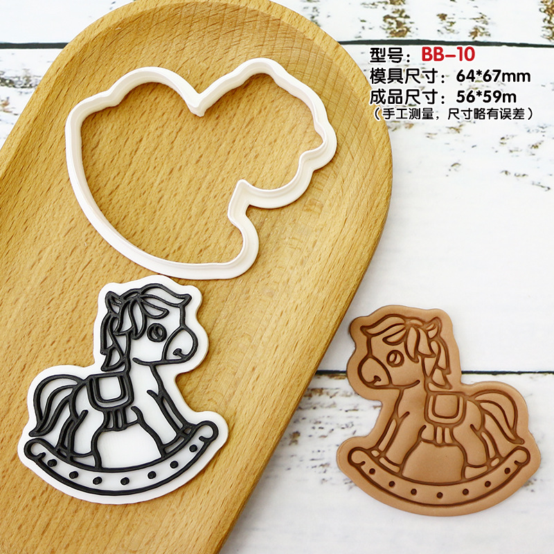 BABY Boy Cookie Mold Party Baking DIY Flip Mold Customized 3D Stereo Presionar Cookie Frosted Mold image 9