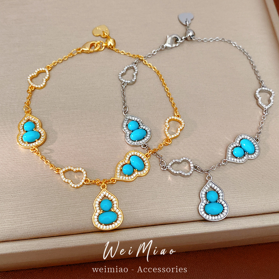 18k oro real pulsera de extracción de piedra de silicio pulsera ligera de lujo nicho pulsera sensación de alta calidad joyas de mano exquisitas